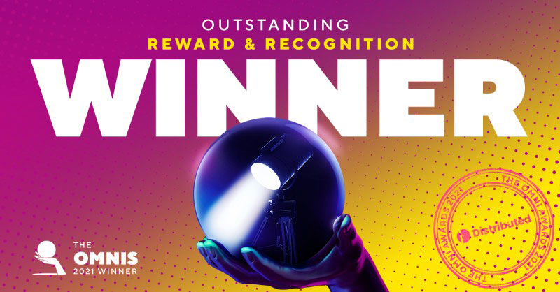 Distributed Wins Award at The Omnis for Setting New Remote Work Standards